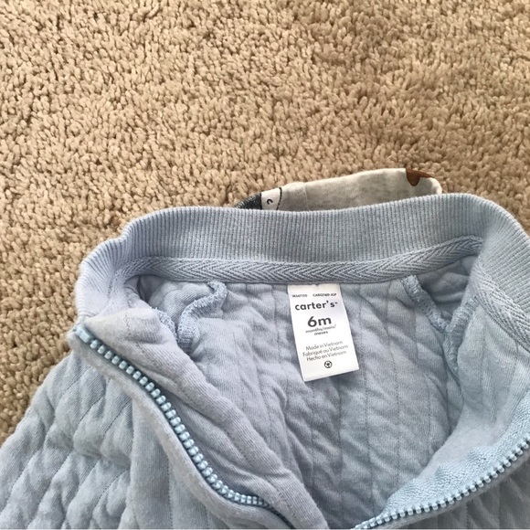 Carter’s two piece suit and one piece, Size 6M, excellent condition. - Picture 9 of 9